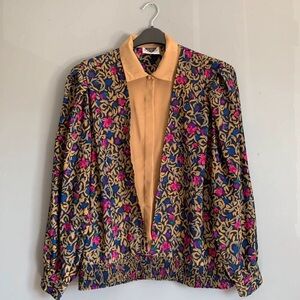 Floral Patterned Casual Button Down Shirt